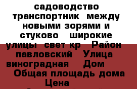 садоводство транспортник. между новыми зорями и стуково. .широкие улицы ,свет кр › Район ­ павловский › Улица ­ виноградная  › Дом ­ 167 › Общая площадь дома ­ 35 › Цена ­ 430 000 - Алтайский край, Барнаул г. Недвижимость » Дома, коттеджи, дачи продажа   . Алтайский край